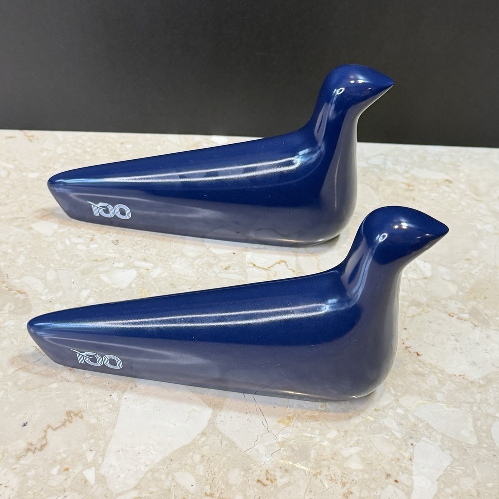 Vitra x Lufthansa L'Oiseau Ceramic Bird Figurine Limited Ed 100 Yrs Lot of 2